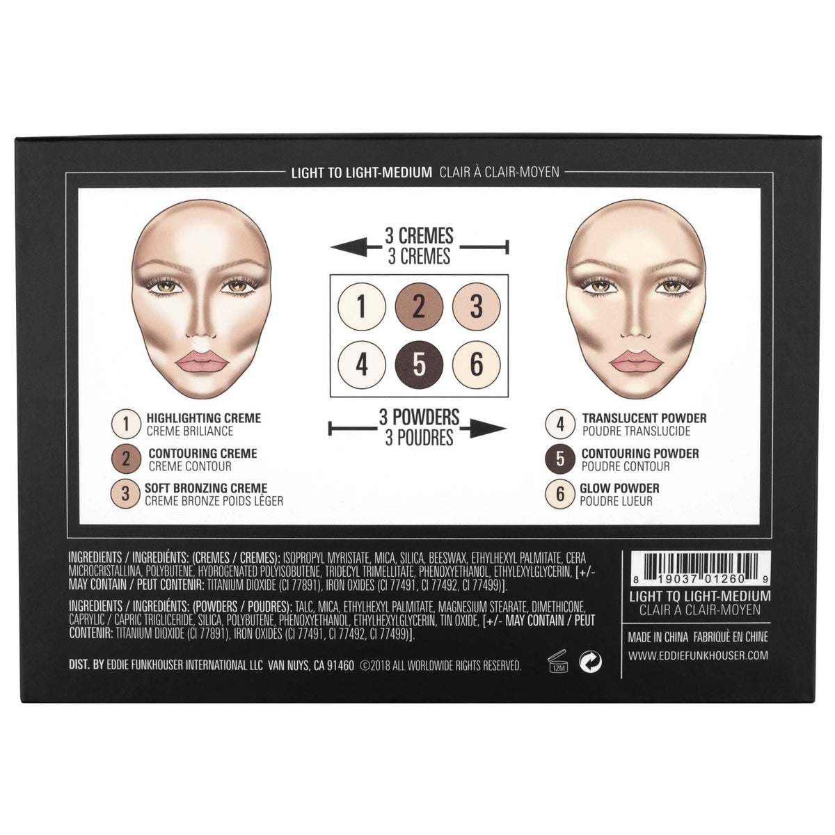 HIGHLIGHT & CONTOUR PALETTE |  | Eddie Funkhouser® Cosmetics