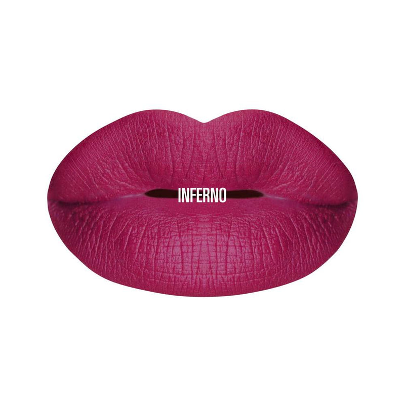 MOLTEN METAL MATTE LIP CREME - INFERNO |  | Eddie Funkhouser® Cosmetics