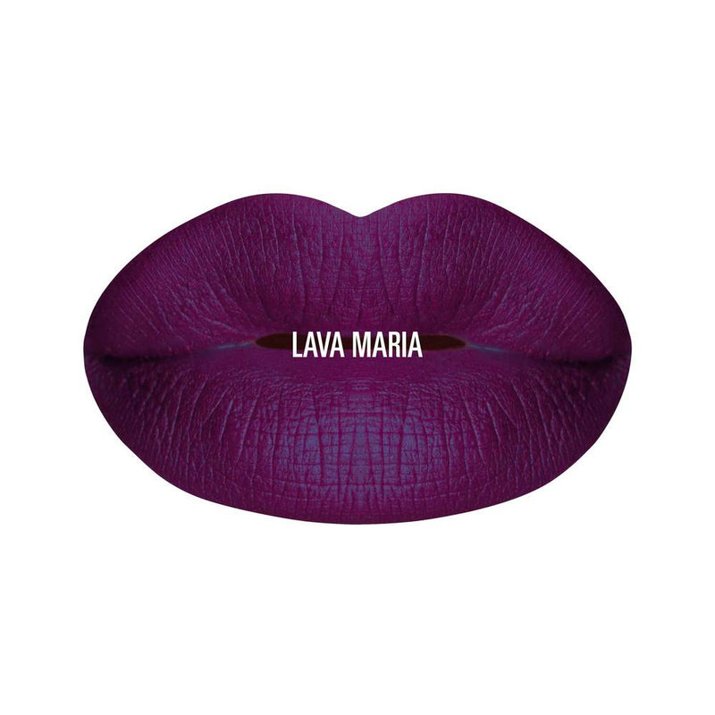 MOLTEN METAL MATTE LIP CREME - LAVA MARIA |  | Eddie Funkhouser® Cosmetics